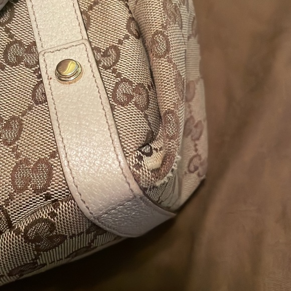 Authentic Gucci GG Abbey Canvas Tote Handbag - Picture 9 of 11